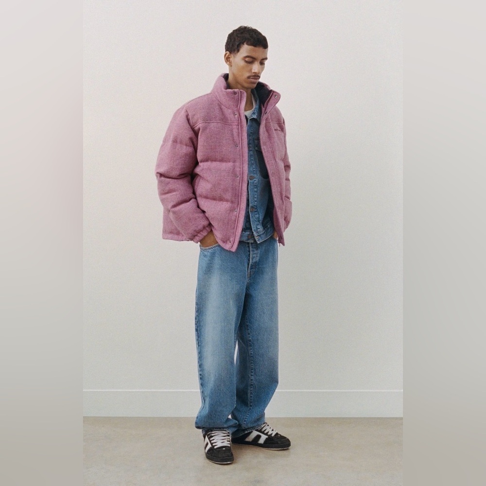Madhappy Harris Tweed Puffer Jacket 100% Virgin Wool Men’s Medium NWT